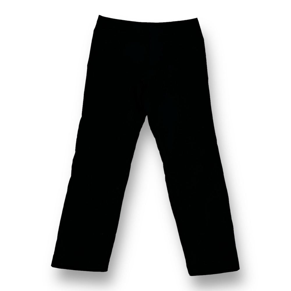 Lululemon Women's Black Flat Front Stretch Dress Pants Size 32x28